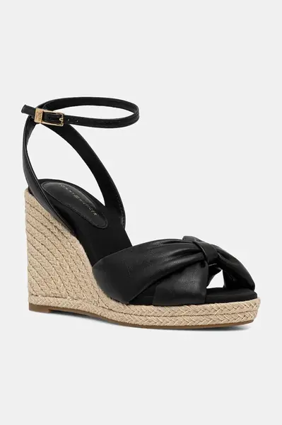 Sandály Tommy Hilfiger TH BOW HIGH CORK WEDG