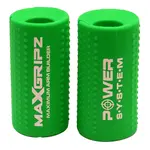 POWER SYSTEM gripy na posilovací tyč MAX GRIPZ GREEN vel.M 2 ks