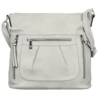Dámska crossbody kabelka svetlo šedá - Firenze Angelis