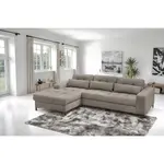 Livetastic ROHOVÁ SEDAČKA, textil, světle hnědá