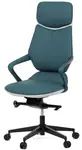 AUTRONIC Kancelářské křeslo KA-T8426 GRN, modrá eko kůže