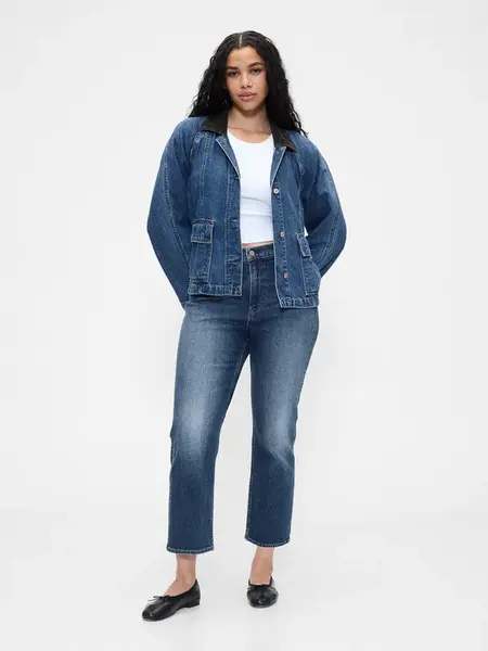 GAP dámske rifle '90s Straight Crop