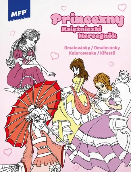 Omalovánky MFP A4 Princezny 12 210x276mm/32