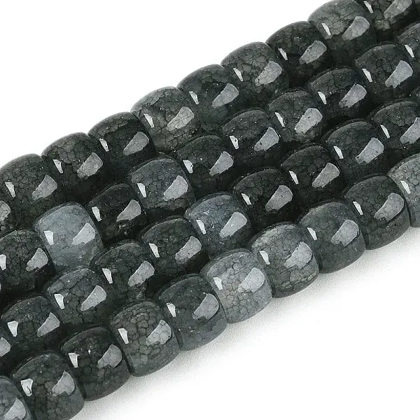 Baking Painted Crackle Glass Beads Strands