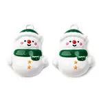 Christmas Themes Baking Painted Alloy Pendants