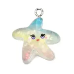 Ocean Theme Transparent Resin Pendants