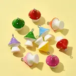 10Pcs Opaque Resin Pendants