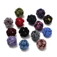 Polymer Clay Rhinestone Beads