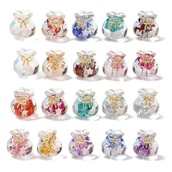 Transparent Resin Enamel Beads