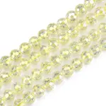 Electroplate Transparent Glass Beads