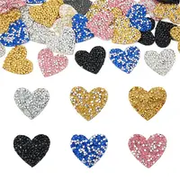 Polyester Hotfix Rhinestone Iron on Patches Applique Patch