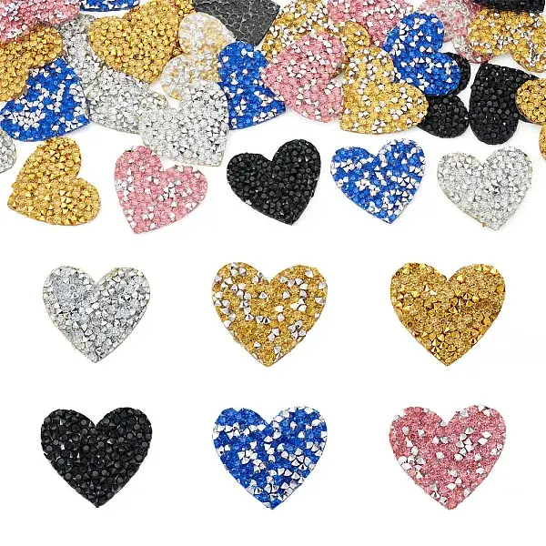 Polyester Hotfix Rhinestone Iron on Patches Applique Patch