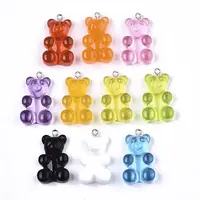 Transparent Resin Pendants