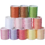 12 Rolls Rainbow Color Polyester Sewing Thread