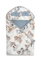 SENSILLO Zavinovačka 2v1 do autosedačky, kočárku, mušelín, bavlna - Dráček modrý, jeans