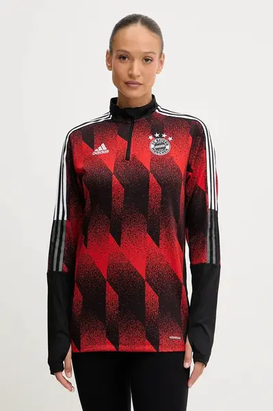 Mikina adidas BAYERN MONACHIUM černá barva, vzorovaná, GK8633-black