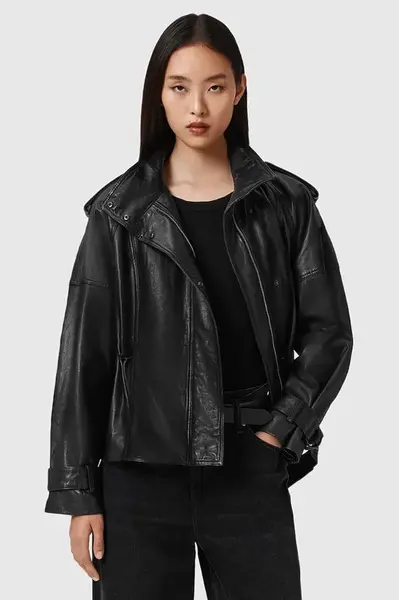 Kožená bunda AllSaints