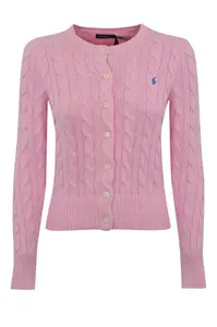 Růžový cardigan Polo Ralph Lauren