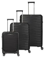 Sada cestovních kufrů Travelite Mooby S,M,L Front pocket Black