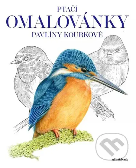 Ptačí omalovánky Pavlíny Kourkové - autora nemá - kniha z kategorie Omalovánky