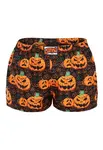 Dámske trenky art klasická guma Halloween tekvica (K1755) L