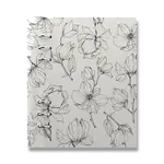 Diář Filofax Clipbook Floral A5 magnolia ivory