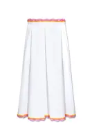 Moschino biela midi sukňa