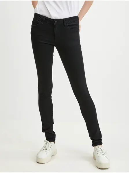 Černé dámské skinny fit džíny Guess Curve X - Dámské