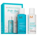Moroccanoil Moisture Repair Travel Duo sada pre poškodené vlasy 2 x 70 ml