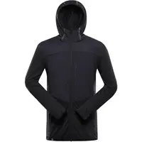 ALPINE PRO ZOLL Pánska športová mikina, čierna, veľkosť