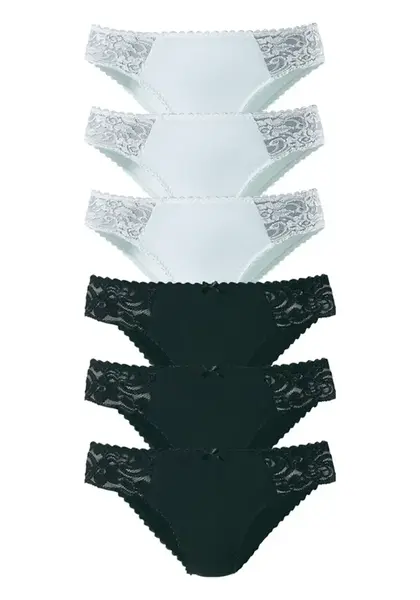 PETITE FLEUR Nohavičky  čierna / biela