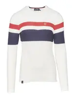 KOROSHI Sveter  modrá / červená / šedobiela