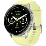 GARMIN Venu 4 stříbrný / Citron silikonový řemínek 45 mm