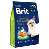 BRIT Premium by Nature Sterilized Salmon granule pro kočky, Hmotnost balení: 1,5 kg