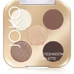 JOKO Eyeshadow Palette paleta očních stínů 5 barev odstín Smoky Nude 7 g