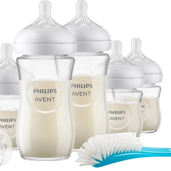 PHILIPS AVENT Novorozenecká startovací sada Natural Response, sklo 8 ks