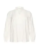 KAFFE CURVE Blúzka 'Anni'  biela