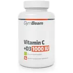 GymBeam VITAMIN C + D3 1000 IU - 90 CAPS Vitamín, , veľkosť