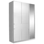 Rauch Möbel ŠATNÍ SKŘÍŇ, bílá, 136/197/54 cm