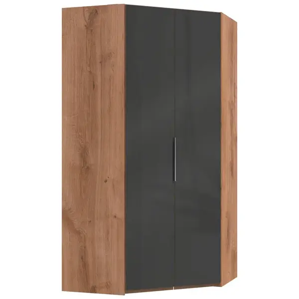 MID.YOU ROHOVÁ SKŘÍŇ, šedá, barvy dubu, 120/236/120 cm