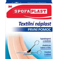 SPOFAPLAST 3M 164 Textilní elastic.náplast 1mx8cm