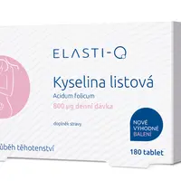 ELASTI-Q Kyselina listová 800, 180 tablet