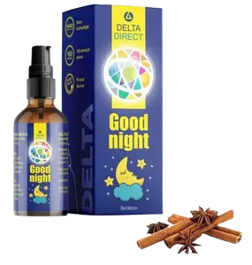 DELTA Direct Good night Tekutý s dávkovačem Skořice 30 ml