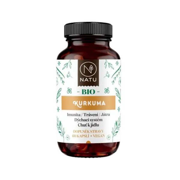 NATU Kurkuma BIO 60 kapslí