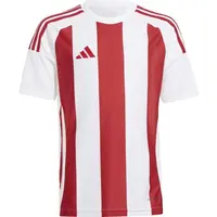 adidas STRIPED 24 JERSEY Y Dětské sportovní triko, bílá, velikost