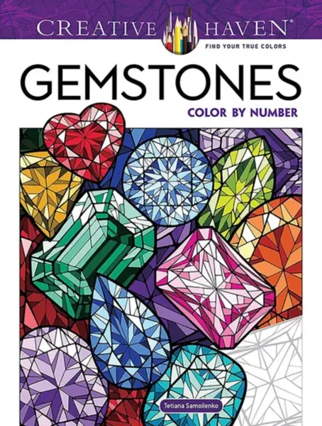Creative Haven Gemstones Color by Number - Tetiana Samoilenko