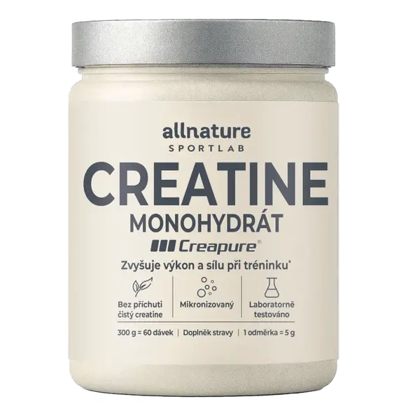 Allnature Sportlab Creatine Monohydrát Creapure 300 g