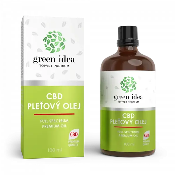 CBD pleťový olej 100 ml - Green idea