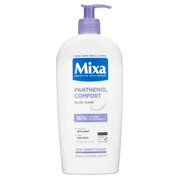 MIXA Panthenol Comfort zklidňující tělové mléko pro velmi citlivou pokožku 400 ml