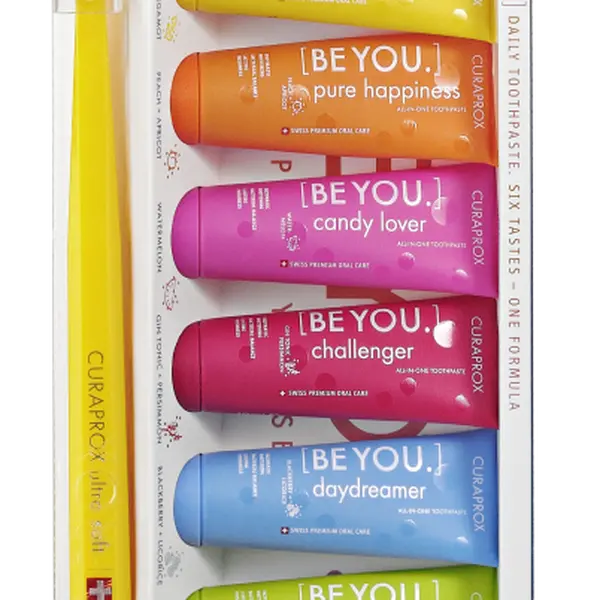 CURAPROX BE YOU Combipack set Zubní kartáček CS 5460 + Zubní pasta 6 x 10 ml